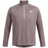 Under Armour Мъжко Горнище Полу-Цип Tech Half Zip Top Mens Тетра Сиво Атлетика