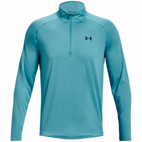 Under Armour Мъжко Горнище Полу-Цип Tech Half Zip Top Mens Глакиер Син Мъжки полар