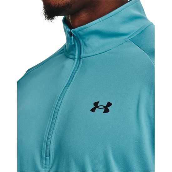 Under Armour Мъжко Горнище Полу-Цип Tech Half Zip Top Mens Глакиер Син Мъжки полар