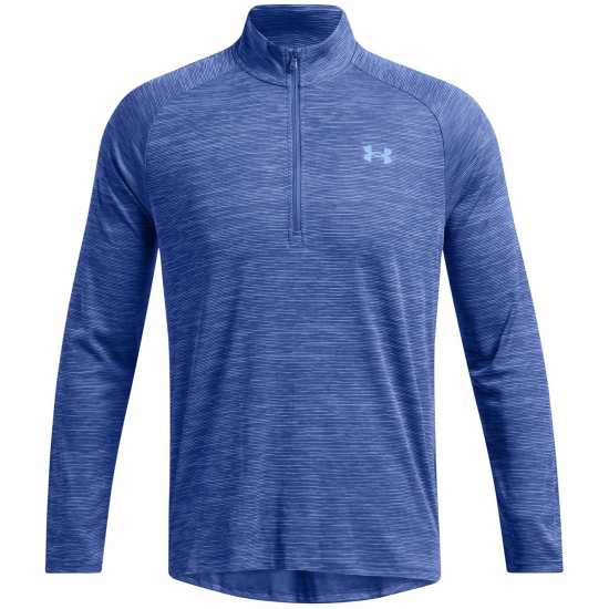 Under Armour Мъжко Горнище Полу-Цип Tech Half Zip Top Mens Техническо синьо Мъжки полар