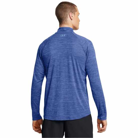 Under Armour Мъжко Горнище Полу-Цип Tech Half Zip Top Mens Техническо синьо Мъжки полар