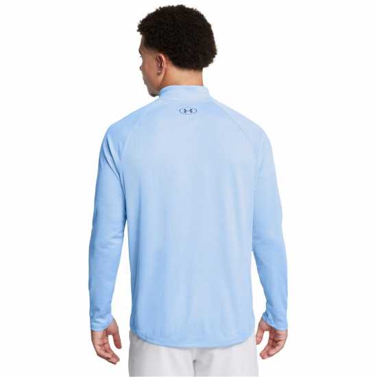 Under Armour Мъжко Горнище Полу-Цип Tech Half Zip Top Mens Хоризонтален син Мъжки полар