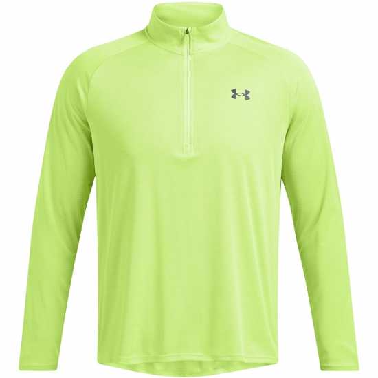 Under Armour Мъжко Горнище Полу-Цип Tech Half Zip Top Mens Морф Зелено Мъжки полар