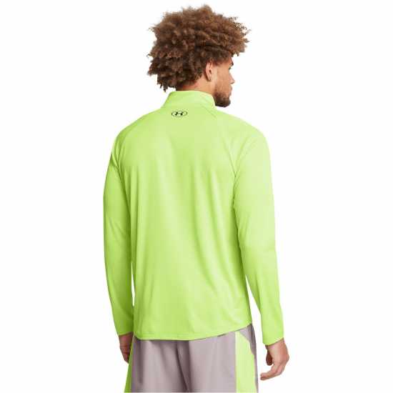 Under Armour Мъжко Горнище Полу-Цип Tech Half Zip Top Mens Морф Зелено Мъжки полар