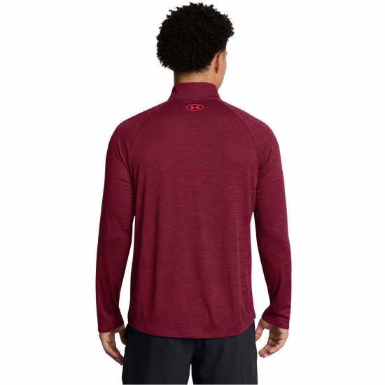 Under Armour Мъжко Горнище Полу-Цип Tech Half Zip Top Mens Кардинал Мъжки полар