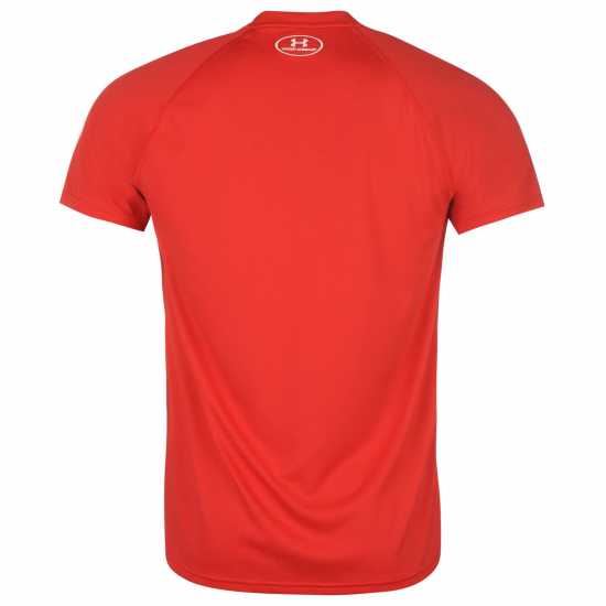 Under Armour Мъжка Тениска Tech Training T Shirt Mens Green Мъжко облекло за едри хора