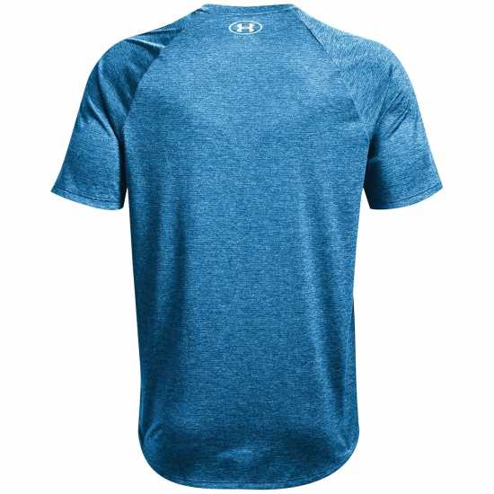 Under Armour Мъжка Тениска Technical Training T Shirt Mens Blue/White Мъжко облекло за едри хора