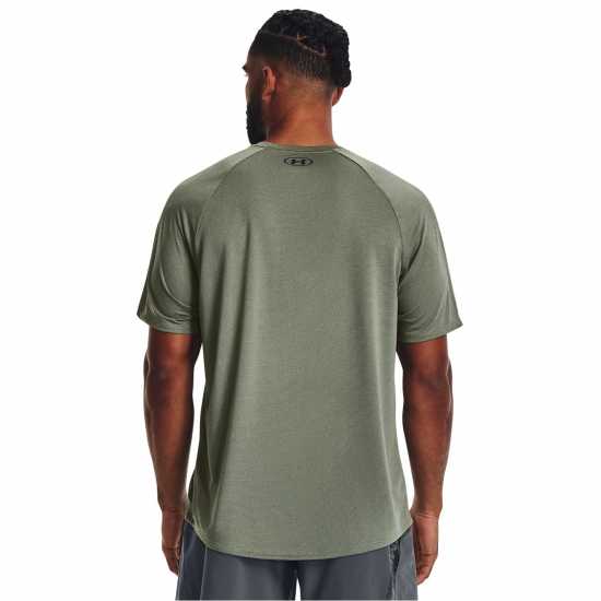 Under Armour Мъжка Тениска Tech Training T Shirt Mens Nov Stone Мъжко облекло за едри хора