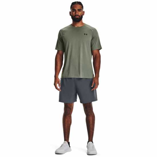 Under Armour Мъжка Тениска Tech Training T Shirt Mens Nov Stone Мъжко облекло за едри хора