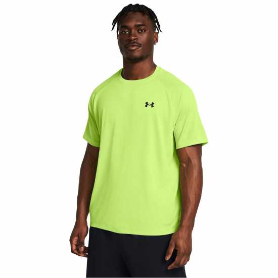 Under Armour Мъжка Тениска Tech Training T Shirt Mens Морф Зелено Атлетика