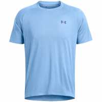 Under Armour Мъжка Тениска Tech Training T Shirt Mens Хоризонтален син Атлетика