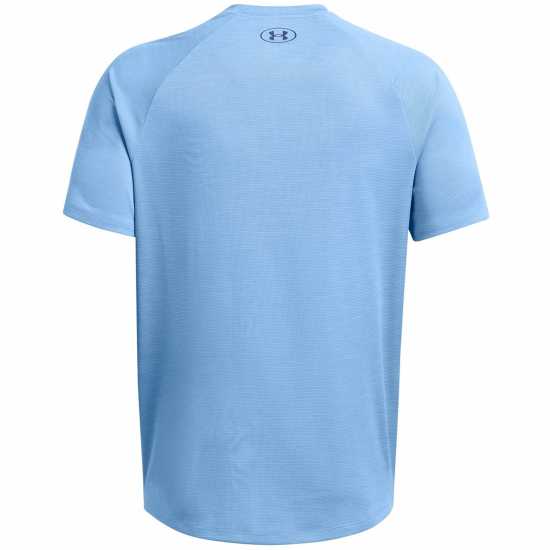 Under Armour Мъжка Тениска Tech Training T Shirt Mens Хоризонтален син Атлетика