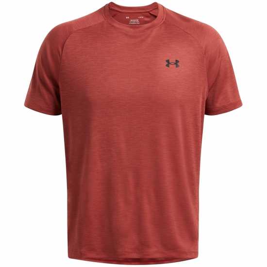 Under Armour Мъжка Тениска Tech Training T Shirt Mens Земно оранжево Атлетика