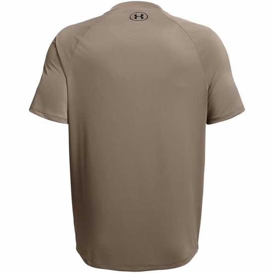 Under Armour Мъжка Тениска Tech Training T Shirt Mens Brown Мъжко облекло за едри хора