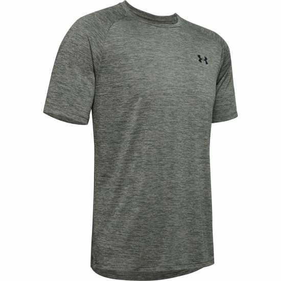 Under Armour Мъжка Тениска Tech Training T Shirt Mens Grey TT Мъжко облекло за едри хора