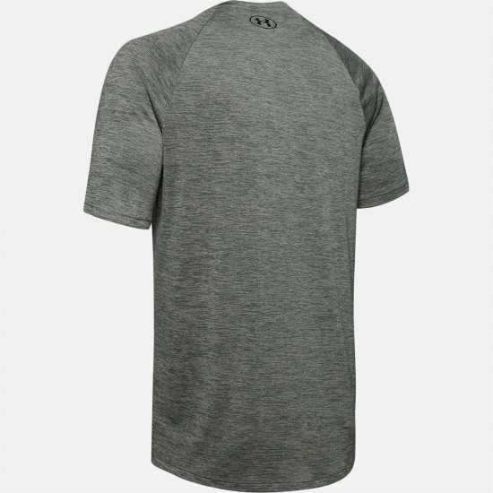 Under Armour Мъжка Тениска Tech Training T Shirt Mens Grey TT Мъжко облекло за едри хора