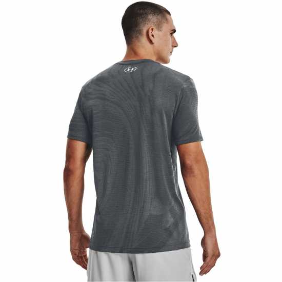 Under Armour Seamless Short Sleeve Mens Жълто Мъжки ризи