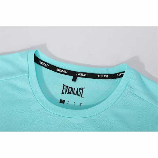 Мъжка Риза Everlast Tech T-Shirt Mens Светло синьо Мъжки ризи