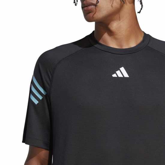 Adidas Мъжка Риза 3 Stripe T-Shirt Mens  Мъжки ризи