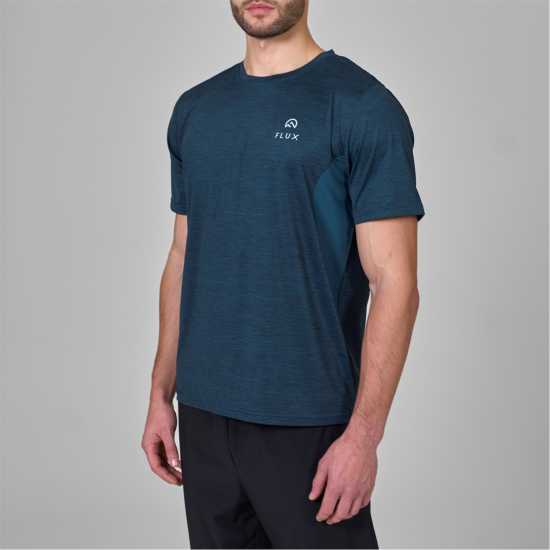 Мъжка Риза Flux Active Contrast Logo T-Shirt Mens  Атлетика