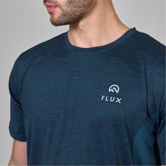 Мъжка Риза Flux Active Contrast Logo T-Shirt Mens  Атлетика