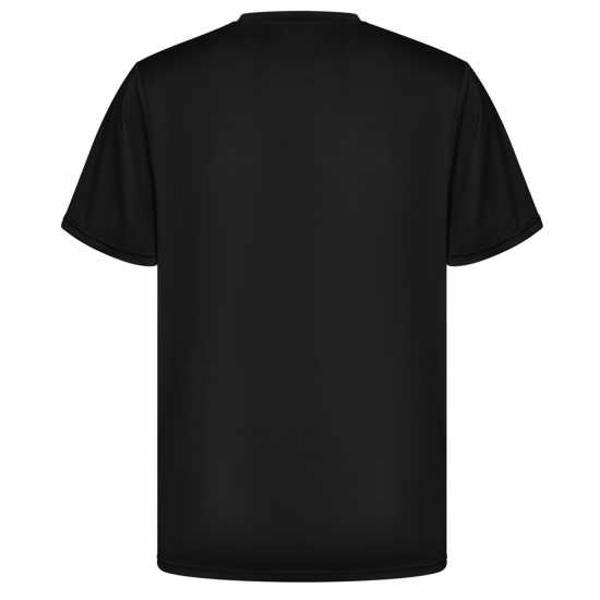 Мъжка Риза Flux Active Graphic Logo T-Shirt Mens Черно Атлетика