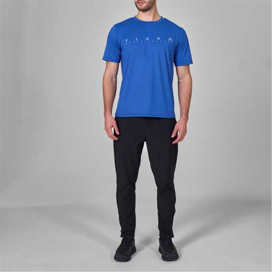 Мъжка Риза Flux Active Graphic Logo T-Shirt Mens Кобалт Атлетика