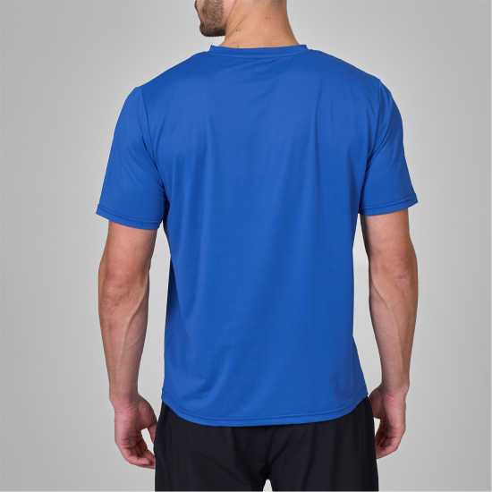 Мъжка Риза Flux Active Graphic Logo T-Shirt Mens Кобалт Атлетика