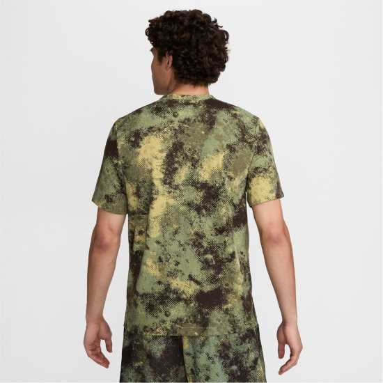 Nike Hyverse Camo Men'S Dri-Fit Short-Sleeve Fitness Top Gym Mens  Мъжки ризи