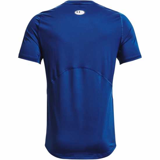 Under Armour Armour Ua Hg Fitted Ss Gym Top Mens Техническо синьо Атлетика