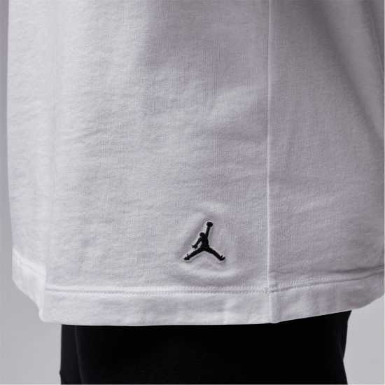 Nike Air Jordan Base Tee 2Pk Mens Бяло Мъжки тениски с яка