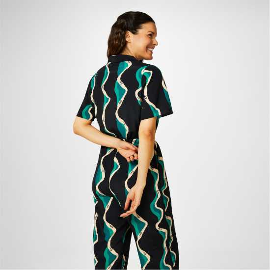 Biba Printed Jumpsuit  