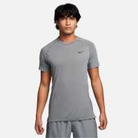 Nike Flex Rep Men's Dri-FIT Short-Sleeve Fitness Top Сиво/Черно Мъжки тениски и фланелки