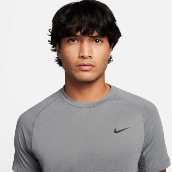 Nike Flex Rep Men's Dri-FIT Short-Sleeve Fitness Top Сиво/Черно Мъжки тениски и фланелки