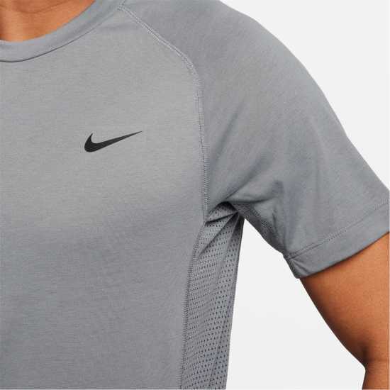 Nike Flex Rep Men's Dri-FIT Short-Sleeve Fitness Top Сиво/Черно Мъжки тениски и фланелки