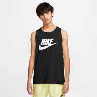 Nike Sportswear Men's Tank Черно/Бяло Мъжки тениски с яка