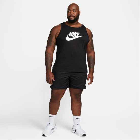 Nike Sportswear Men's Tank Черно/Бяло Мъжки тениски с яка