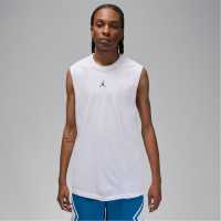 Air Jordan Sport Men's Dri-FIT Sleeveless Top Бяло/Черно Мъжки тениски с яка