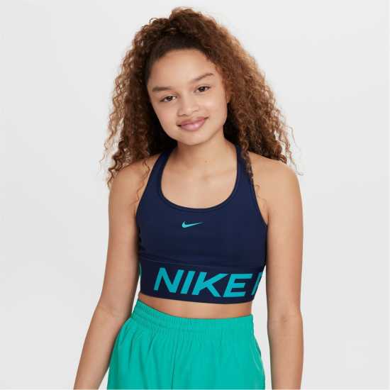 Nike Pro Swoosh Big Kids' (Girls') Bra  Спортни сутиени