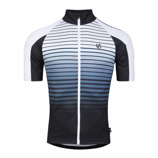 Фланелка С Дълъг Ръкав Dare 2B 2B Aep Virtuous Long Sleeve Jersey Gym Top Mens Черно подчертано Мъжки тениски с яка