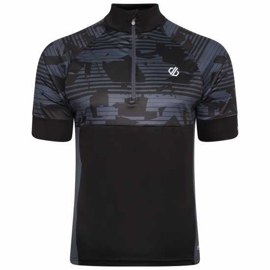 Dare2B Dare 2B 2B Stay The Course Ii Jersey Gym Top Mens Черен намаляване Мъжки тениски с яка