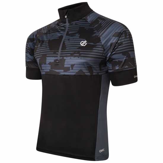 Dare2B Dare 2B 2B Stay The Course Ii Jersey Gym Top Mens Черен намаляване Мъжки тениски с яка