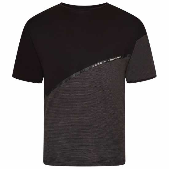 Dare2B Мъжка Риза Dare 2B Henry Holland No Sweat Active T-Shirt Mens Черно Мъжки тениски с яка