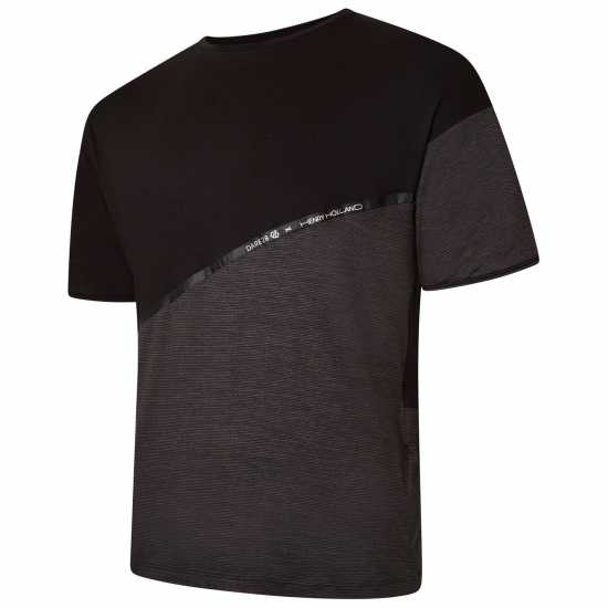 Dare2B Мъжка Риза Dare 2B Henry Holland No Sweat Active T-Shirt Mens Черно Мъжки тениски с яка