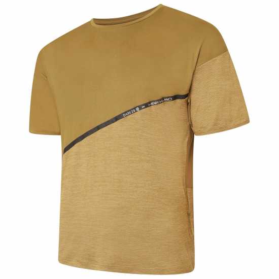 Dare2B Мъжка Риза Dare 2B Henry Holland No Sweat Active T-Shirt Mens Олива Сива Мъжки тениски с яка