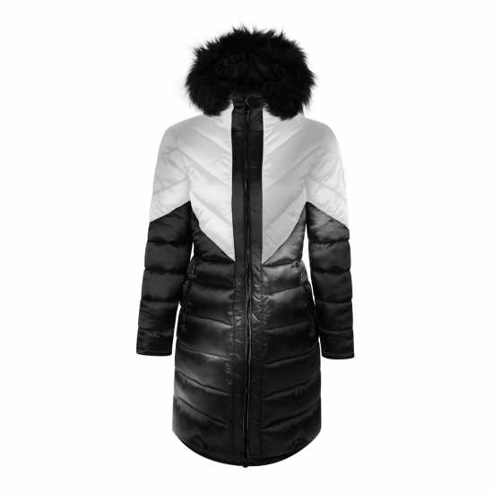 Dare2B Ватирано Яке Dare 2B 2B Supression Longline Insulated Padded Jacket Quilted Womens Сребристо/Черно Дамски грейки