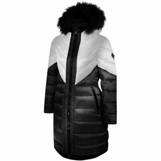 Dare2B Ватирано Яке Dare 2B 2B Supression Longline Insulated Padded Jacket Quilted Womens Сребристо/Черно Дамски грейки