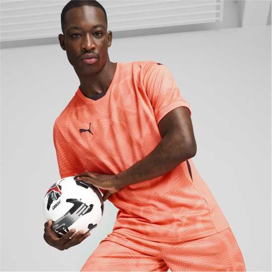 Puma Goalkeeper Short Sleeve Shirt Adults Неоново Слънце Мъжки тениски с яка