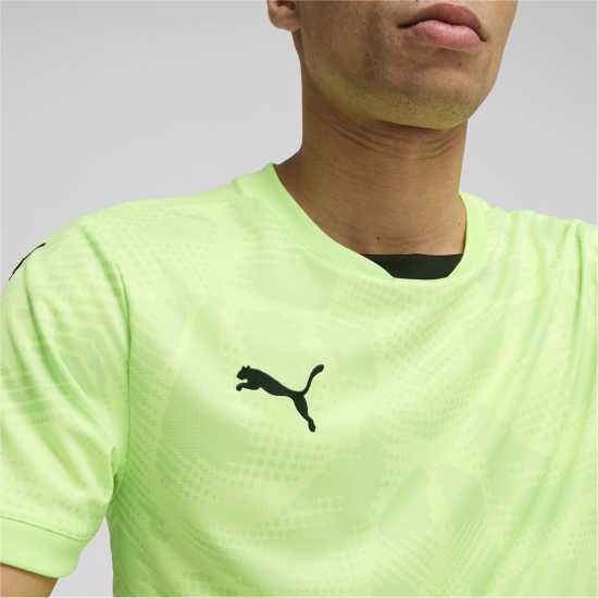 Puma Goalkeeper Short Sleeve Shirt Adults Зелено Мъжки тениски с яка