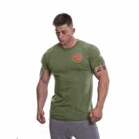 Мъжка Тениска Golds Gym T Shirt Mens Армия/Оранжево Атлетика